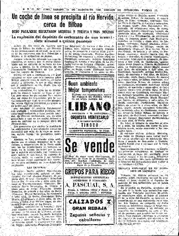 ABC SEVILLA 15-08-1959 página 17