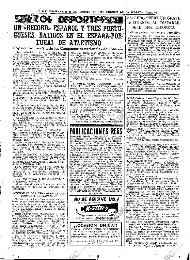 ABC MADRID 16-08-1959 página 65