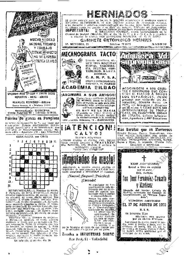 ABC MADRID 16-08-1959 página 74