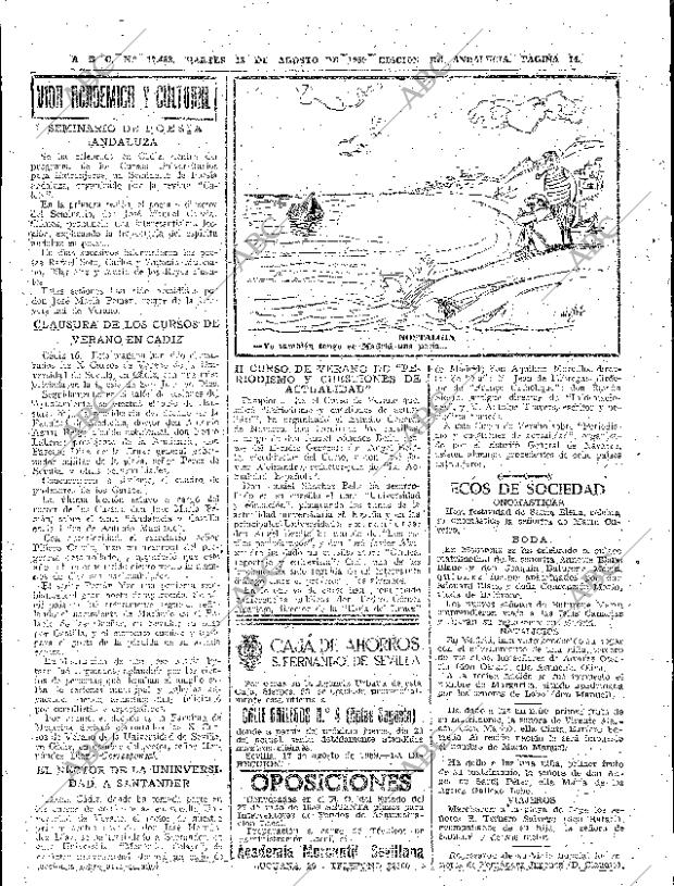 ABC SEVILLA 18-08-1959 página 14