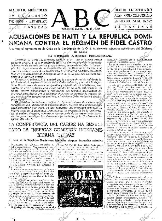 ABC MADRID 19-08-1959 página 15