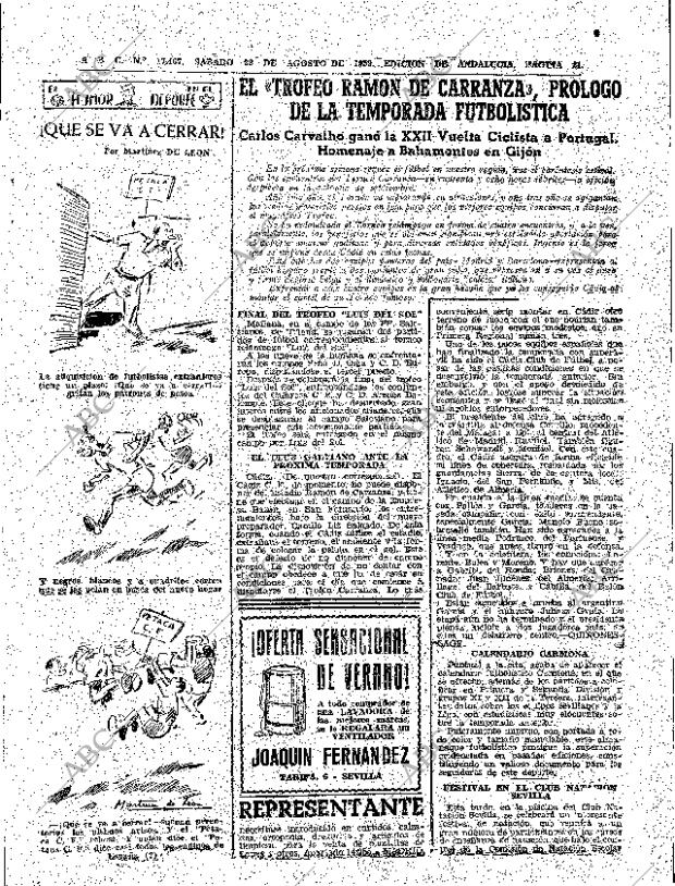 ABC SEVILLA 22-08-1959 página 21