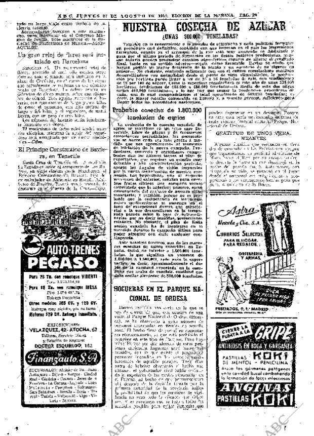 ABC MADRID 27-08-1959 página 28