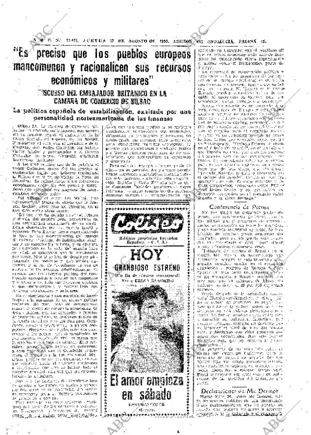 ABC SEVILLA 27-08-1959 página 15