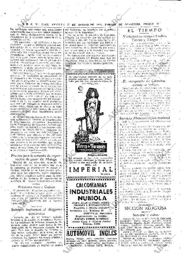 ABC SEVILLA 27-08-1959 página 16