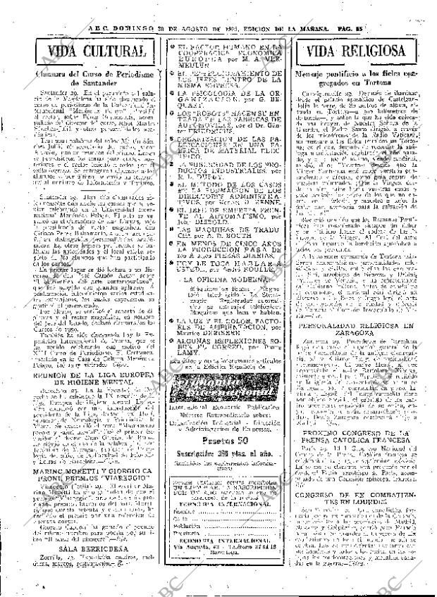 ABC MADRID 30-08-1959 página 55