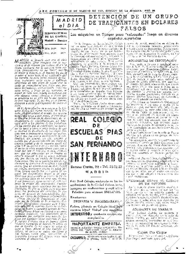 ABC MADRID 30-08-1959 página 59
