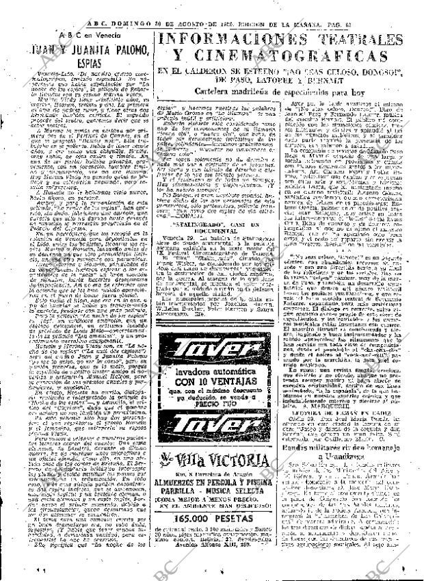 ABC MADRID 30-08-1959 página 65