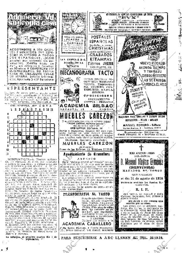 ABC MADRID 30-08-1959 página 74