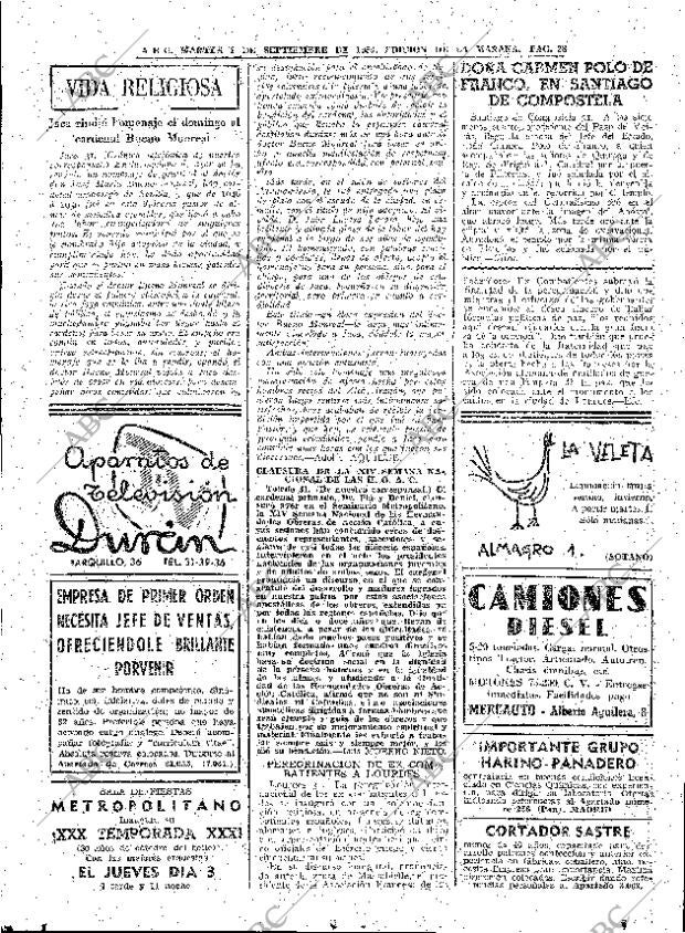 ABC MADRID 01-09-1959 página 28