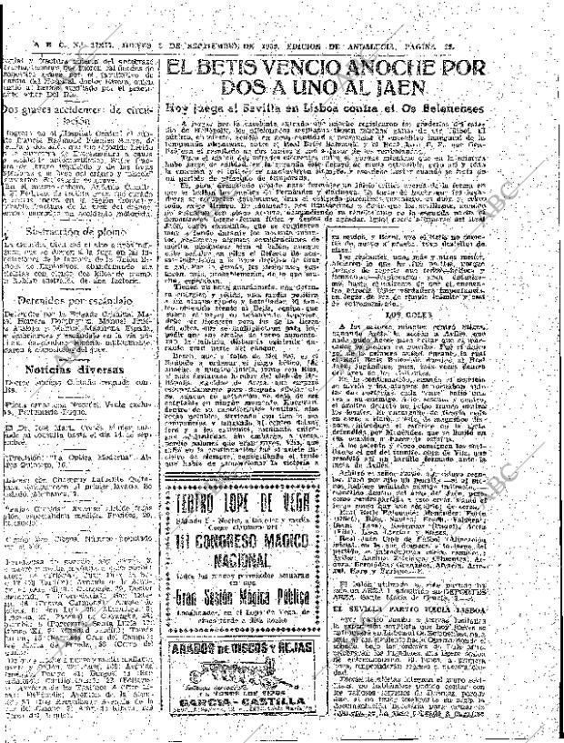 ABC SEVILLA 03-09-1959 página 19