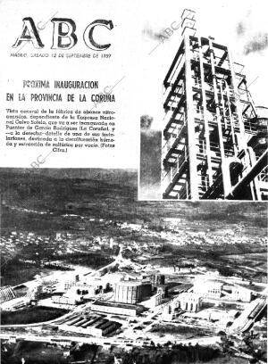 ABC MADRID 12-09-1959 página 1