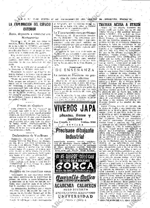 ABC SEVILLA 17-09-1959 página 22