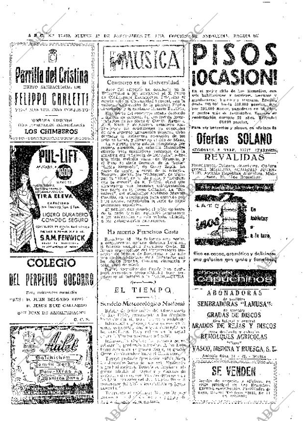 ABC SEVILLA 17-09-1959 página 28