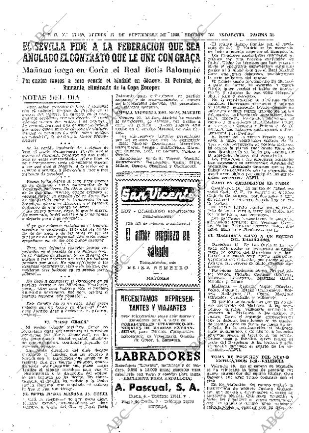 ABC SEVILLA 17-09-1959 página 31