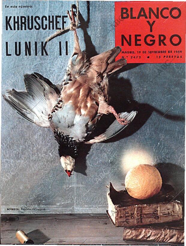 BLANCO Y NEGRO MADRID 19-09-1959 página 1