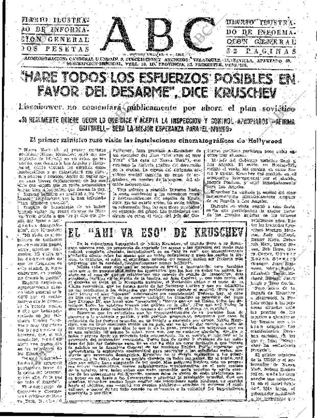 ABC SEVILLA 20-09-1959 página 23