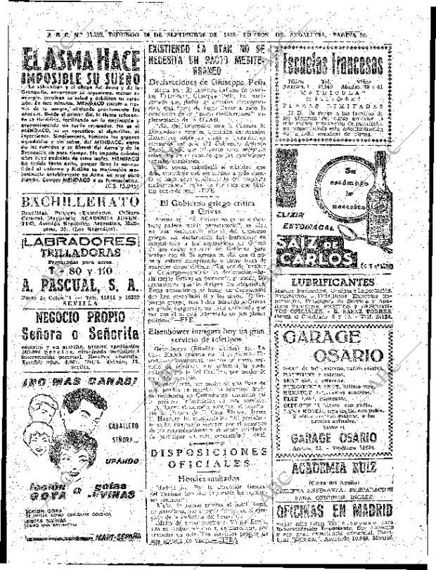 ABC SEVILLA 20-09-1959 página 30