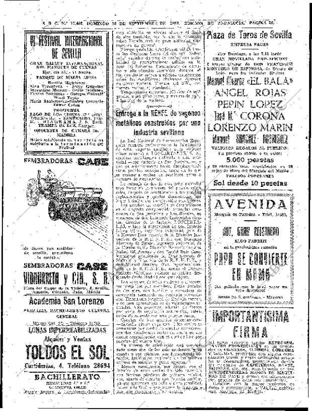 ABC SEVILLA 20-09-1959 página 36