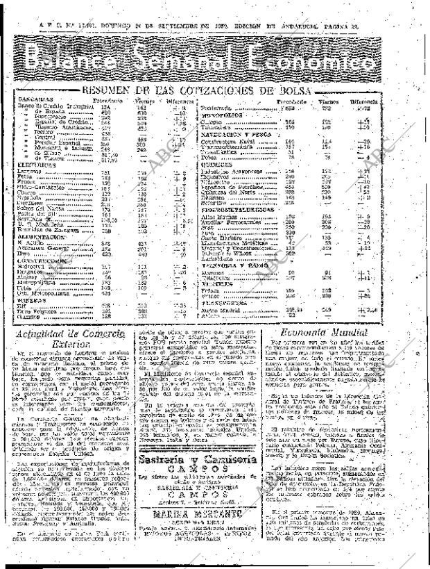 ABC SEVILLA 20-09-1959 página 39