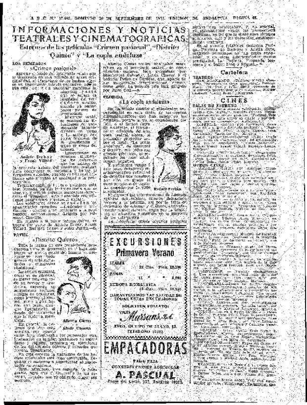 ABC SEVILLA 20-09-1959 página 45