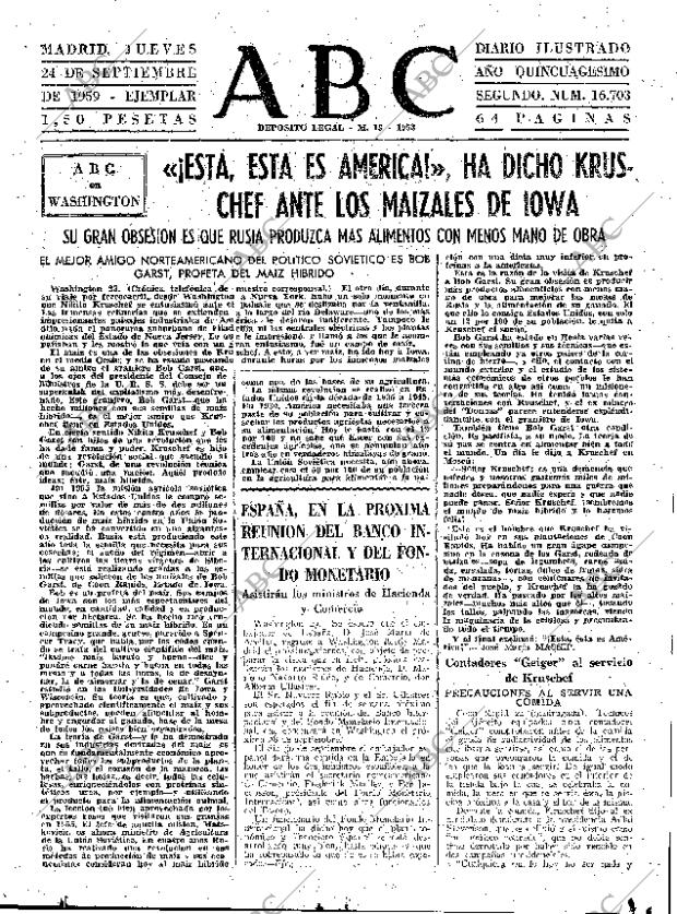 ABC MADRID 24-09-1959 página 23