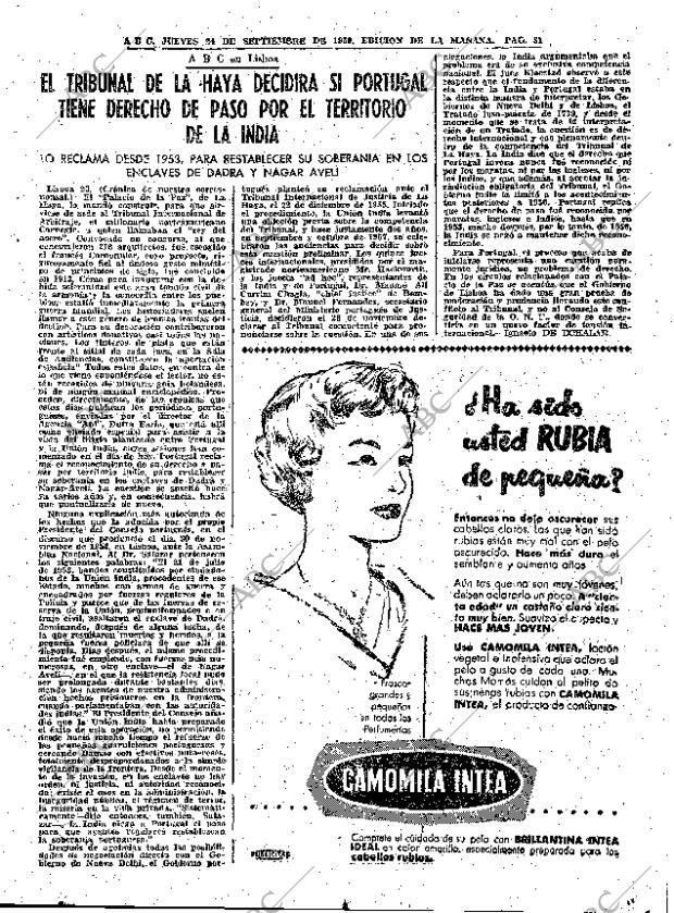 ABC MADRID 24-09-1959 página 31