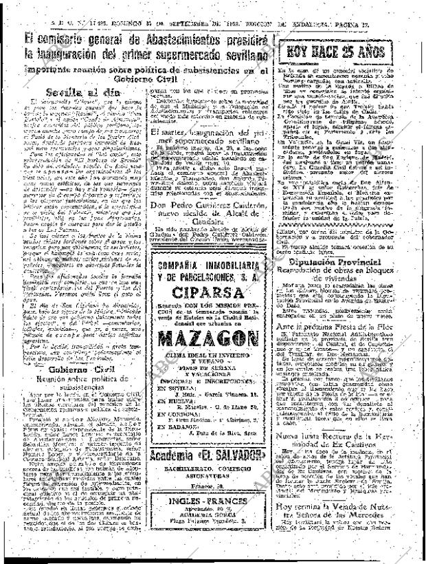 ABC SEVILLA 27-09-1959 página 47