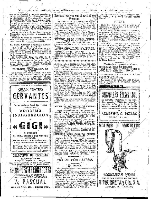 ABC SEVILLA 27-09-1959 página 54