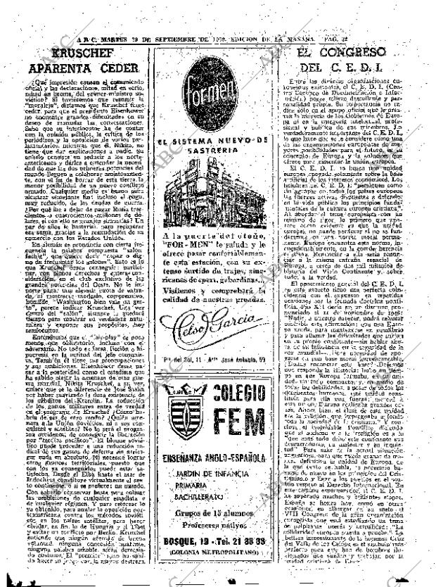 ABC MADRID 29-09-1959 página 32