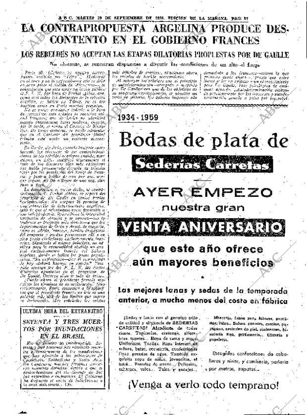 ABC MADRID 29-09-1959 página 37