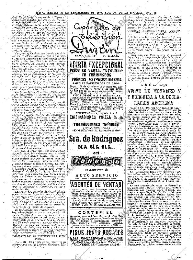 ABC MADRID 29-09-1959 página 38