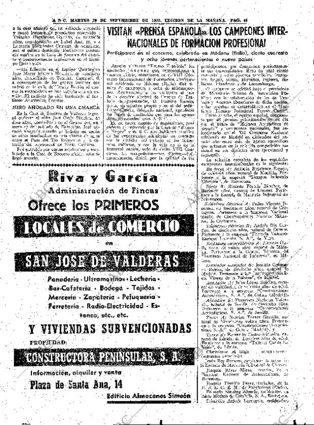 ABC MADRID 29-09-1959 página 49