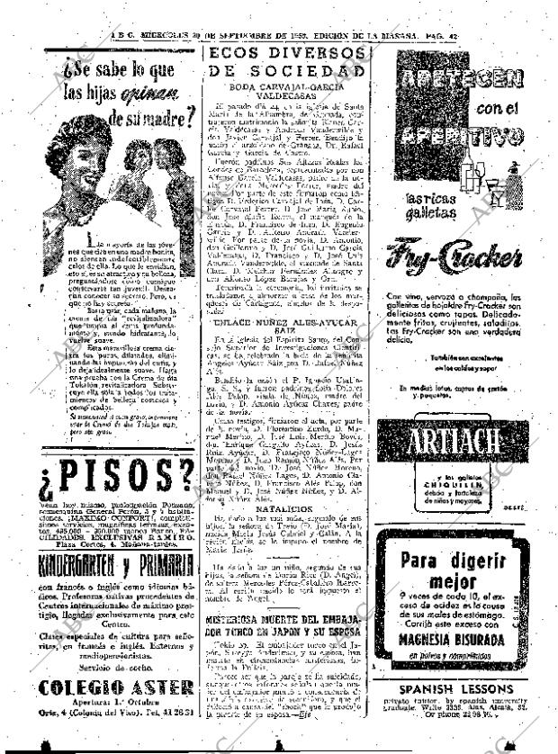 ABC MADRID 30-09-1959 página 42