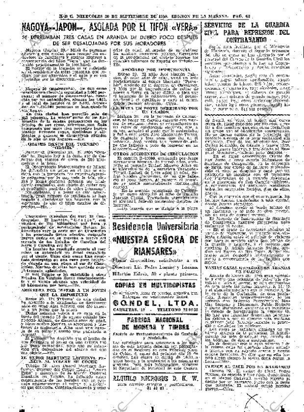 ABC MADRID 30-09-1959 página 63