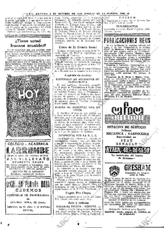 ABC MADRID 01-10-1959 página 44