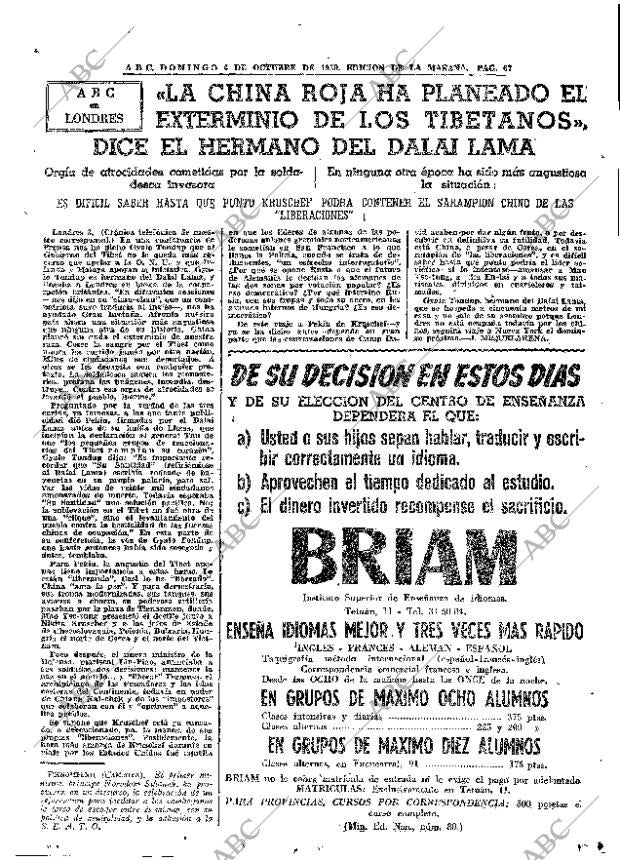 ABC MADRID 04-10-1959 página 67