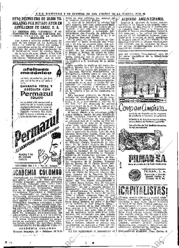 ABC MADRID 04-10-1959 página 88