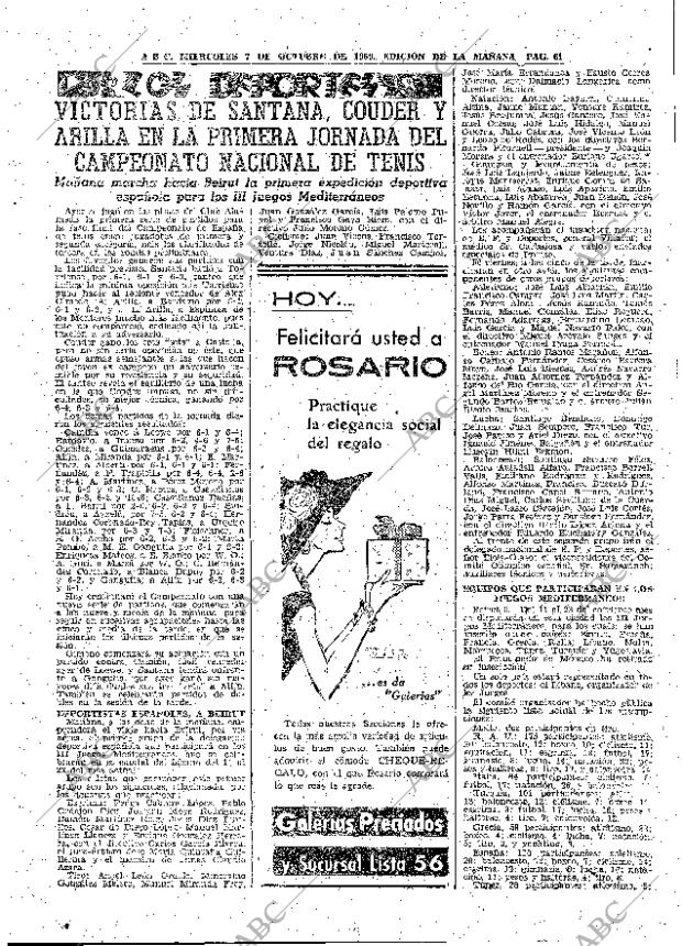 ABC MADRID 07-10-1959 página 61