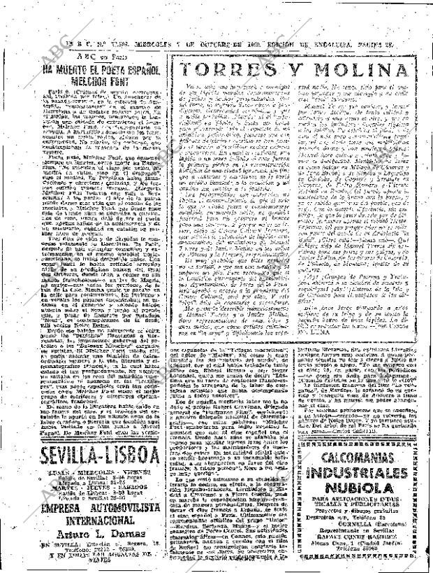 ABC SEVILLA 07-10-1959 página 28