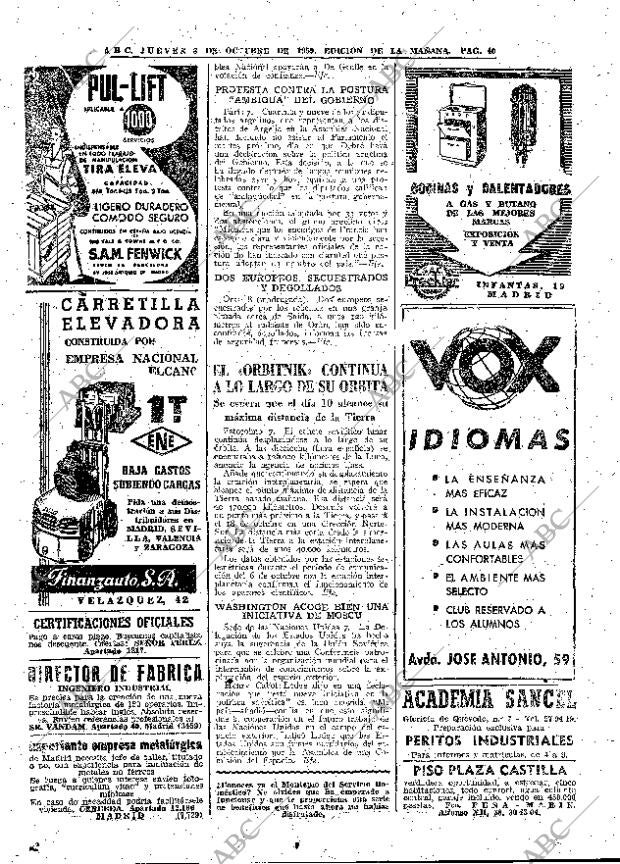 ABC MADRID 08-10-1959 página 40
