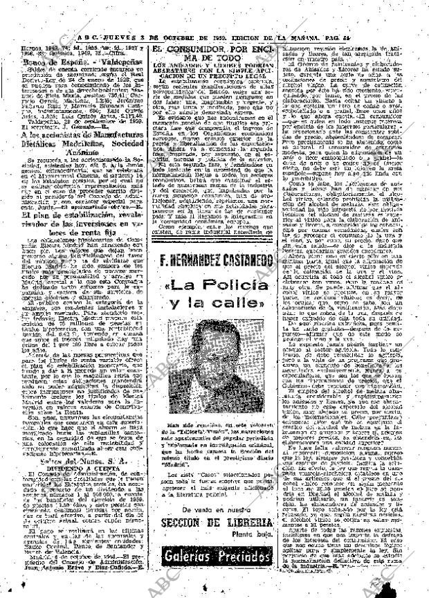 ABC MADRID 08-10-1959 página 54