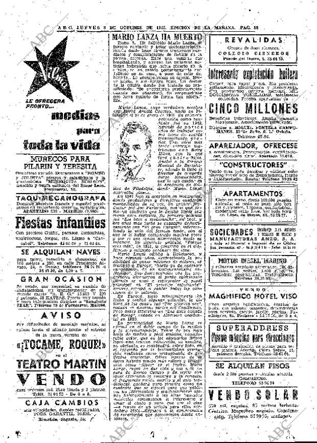 ABC MADRID 08-10-1959 página 58