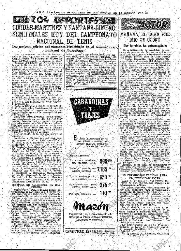 ABC MADRID 10-10-1959 página 61