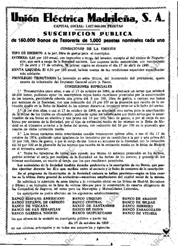 ABC MADRID 11-10-1959 página 31