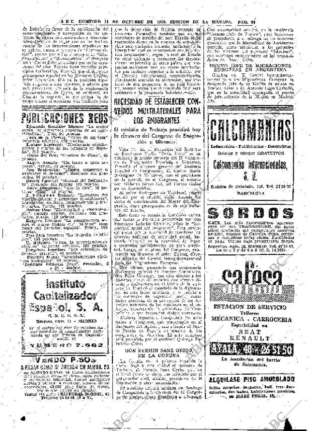 ABC MADRID 11-10-1959 página 64