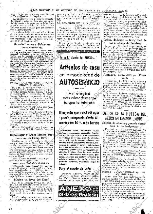 ABC MADRID 11-10-1959 página 70