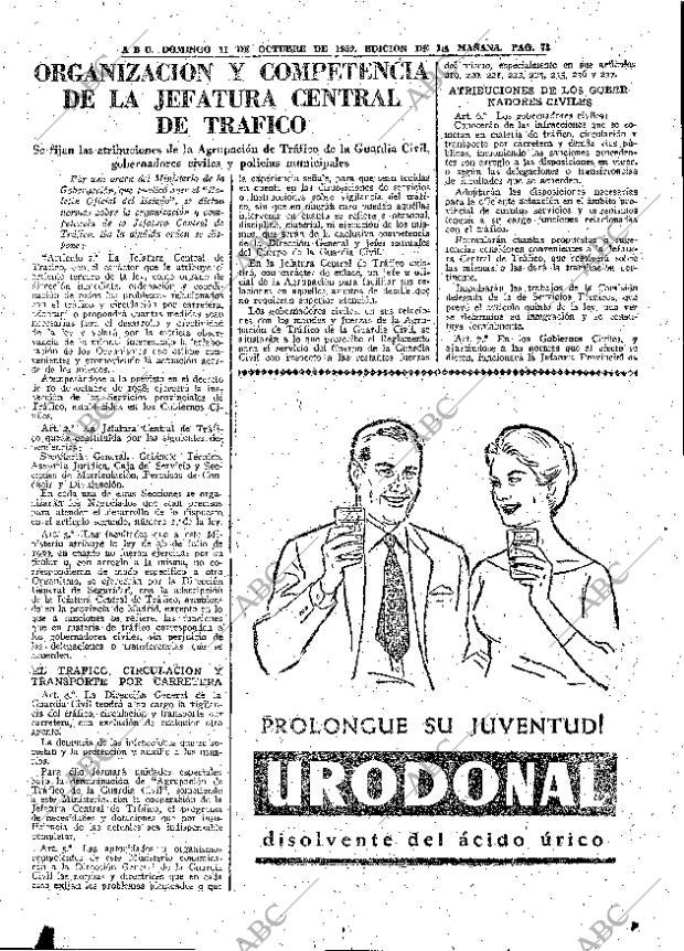 ABC MADRID 11-10-1959 página 73