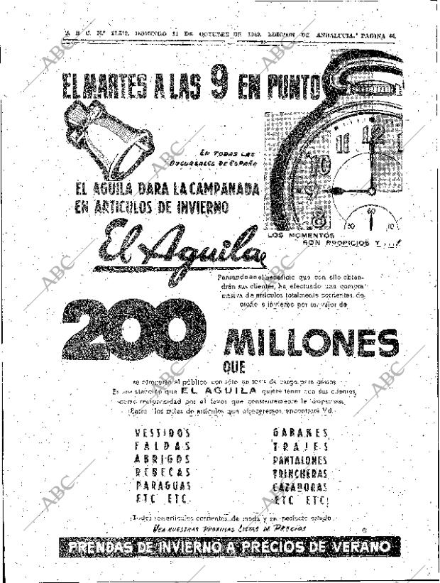 ABC SEVILLA 11-10-1959 página 44