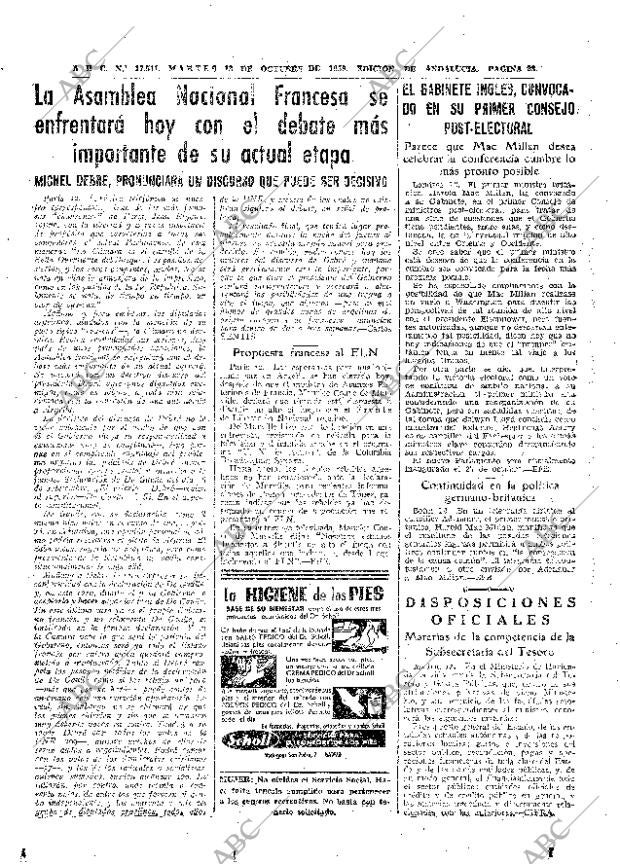 ABC SEVILLA 13-10-1959 página 23